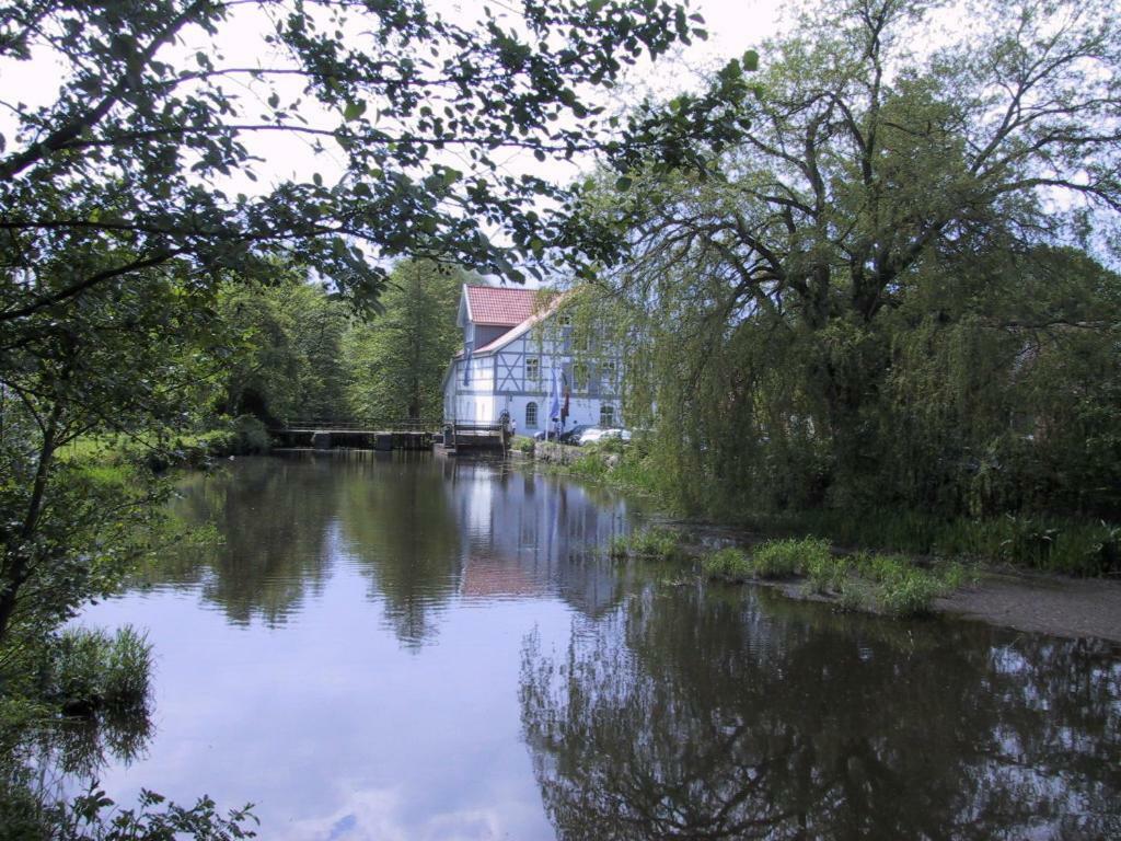 Wipperaublick in der Oldenstädter Wassermühle Uelzen Exterior foto